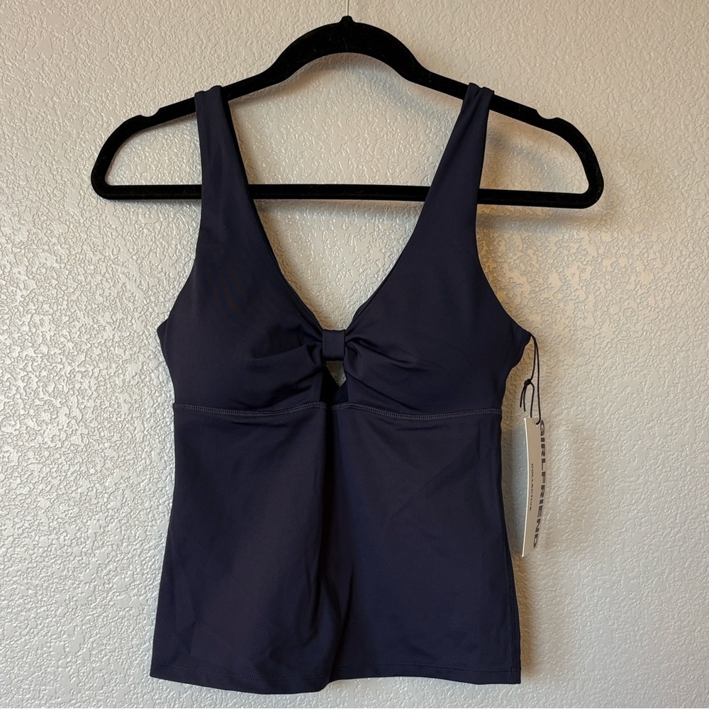 Girlfriend Collective Navy Camisole Top